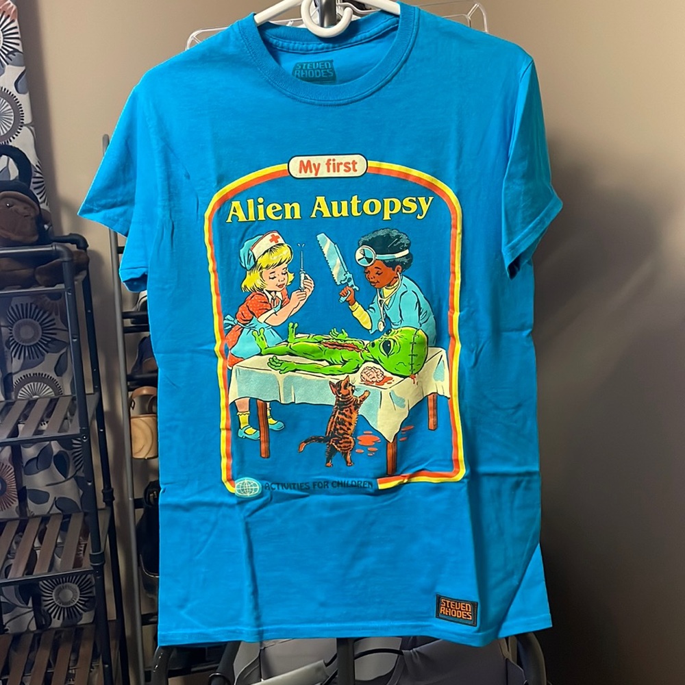 steven rhodes “my first” graphic shirt